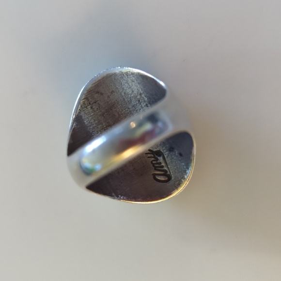 Vintage Zuni Turquoise Hummingbird Amy Quandalacy Ring Size 10 - Picture 11 of 12